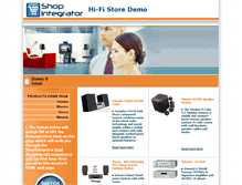 Tablet Screenshot of hifistoredemo.shopintegrator.com